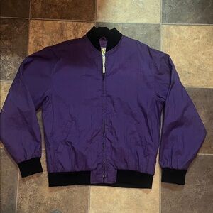 Vintage Men's Deep Purple Bomber Jacket